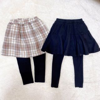 ブランシェス(Branshes)のbranshes スカッツ　レギンス付きスカート　120　スカート　子供服(スカート)