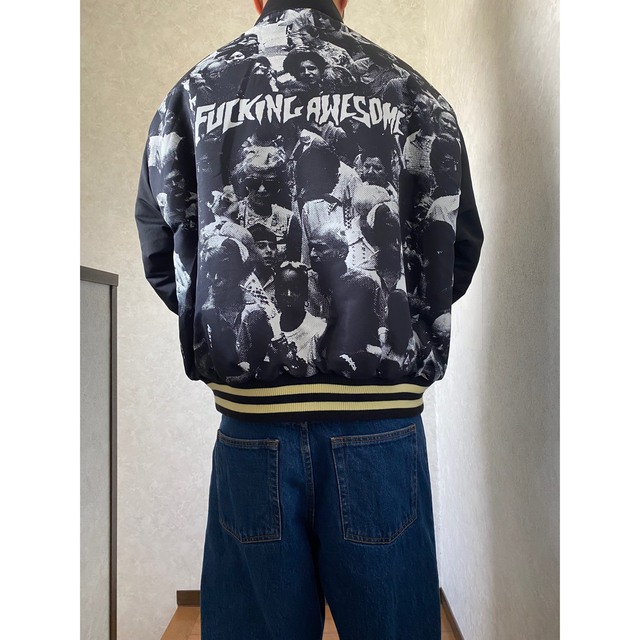  FUCKING AWESOME 21AW RVS VARSITY JACKET メンズのジャケット/アウター(スタジャン)の商品写真