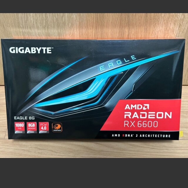 GIGABYTEメーカー型番gigabyte Radeon RX 6600 GV-R66EAGLE-8GD