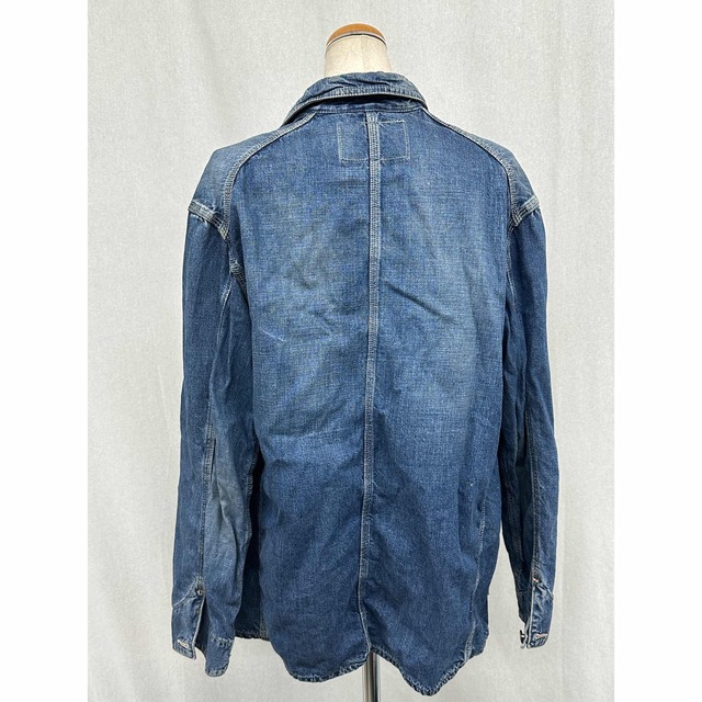 WAREHOUSE ヴィンテージ加工デニムカバーオール M166-eastgate.mk