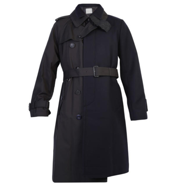 大注目】 sacai - sacai 2019FW coat trench / melton トレンチコート
