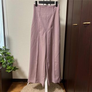 スナイデル(SNIDEL)のsnidel スナイデル パンツ パープル ワイドパンツ 美品(カジュアルパンツ)