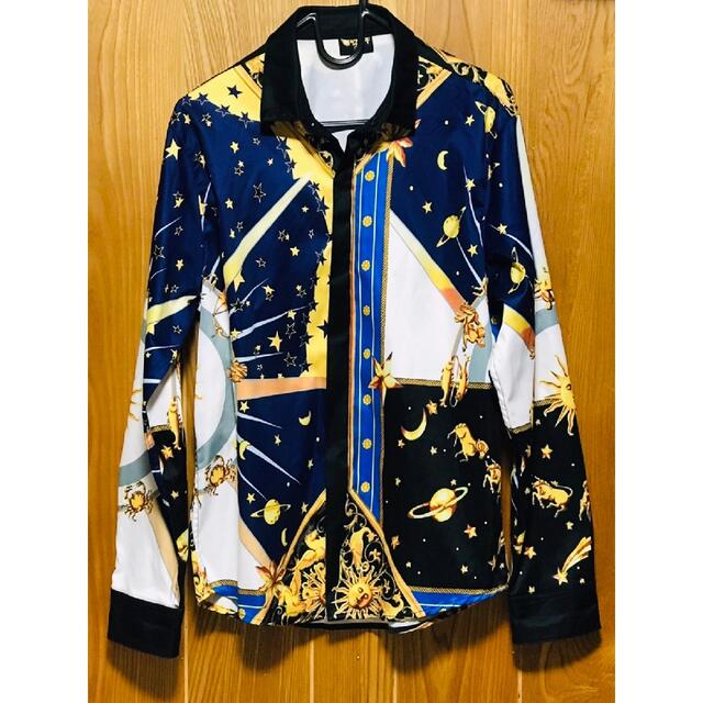 vintage ビンテージ 宇宙柄シャツ  一点物 size M 1