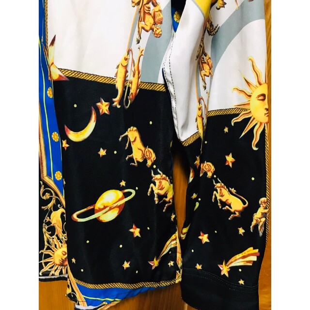 vintage ビンテージ 宇宙柄シャツ  一点物 size M 4