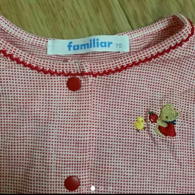 familiar(ファミリア)のfamiliar トップス キッズ/ベビー/マタニティのベビー服(~85cm)(カーディガン/ボレロ)の商品写真