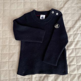 プチバトー(PETIT BATEAU)のPETITBATEAU プチバトー　ニット　74cm(シャツ/カットソー)