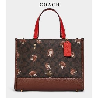 コーチ(COACH)のコーチ　COACH新作　デンプシートート【ブラウン×ヘッジホッグ】(トートバッグ)