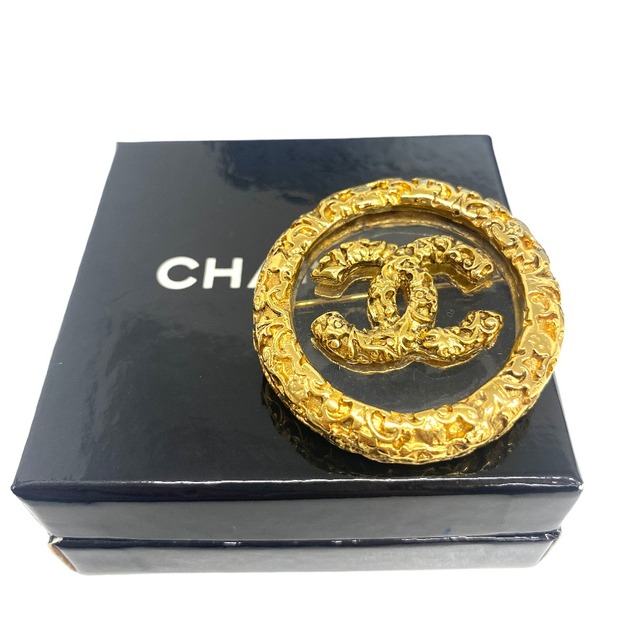 レア　シャネル　Chanel ココマーク　パール　ゴールド　ブローチ　美品