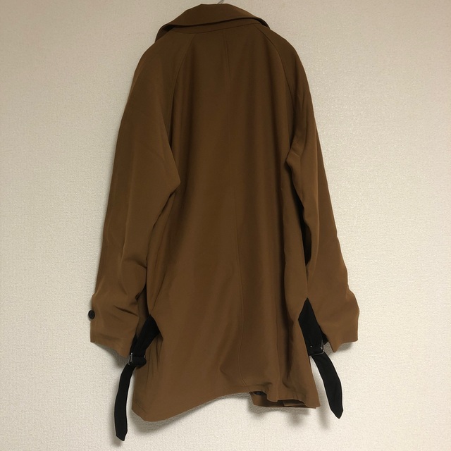 Casper John(キャスパージョン)の美品！Casper Johnサイドベルトショートトレンチコート ¥14,850 メンズのジャケット/アウター(チェスターコート)の商品写真