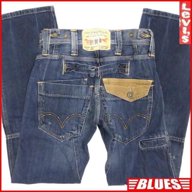 リーバイス523 W28 ジーンズ ジーパン デニム  メンズ HH6038Levi’s表記SIZE