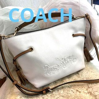 コーチ(COACH)の★未使用品★コーチ　アンディ　2WAYバッグ　ショルダーバッグ　白(ショルダーバッグ)