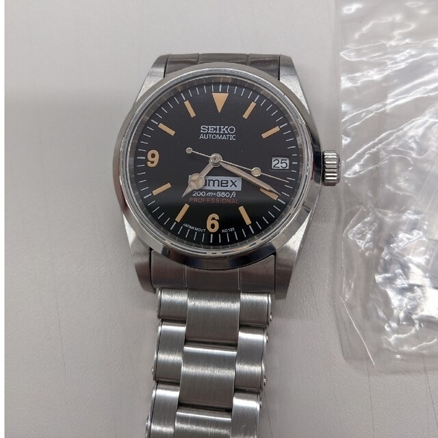専用 セイコーNH35A カスタム　エクスプローラー リベットブレス 自動巻 メンズの時計(腕時計(アナログ))の商品写真