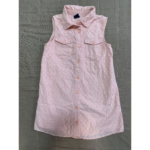 GAP(ギャップ)のGAPシャツワンピ　120 キッズ/ベビー/マタニティのキッズ服女の子用(90cm~)(ワンピース)の商品写真