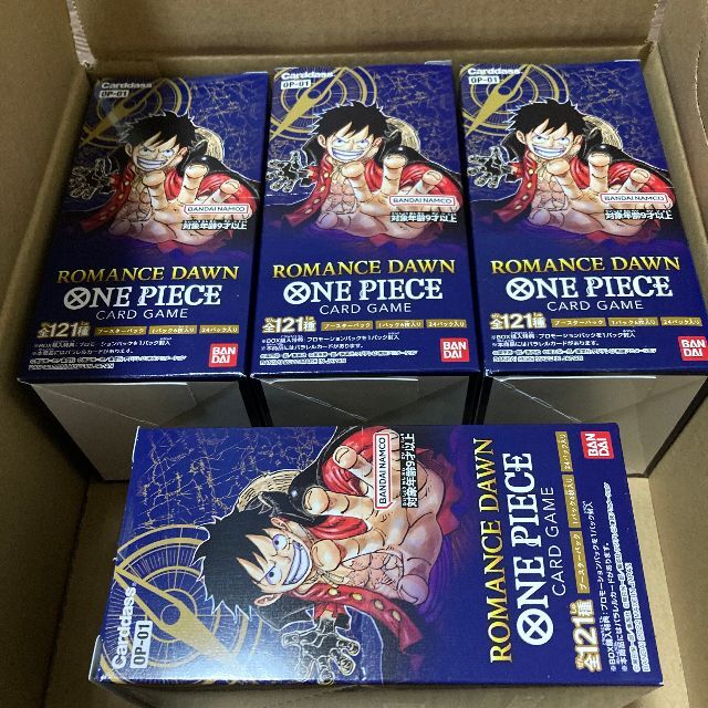 ONE PIECE カードゲーム ROMANCE DAWN BOX 4個