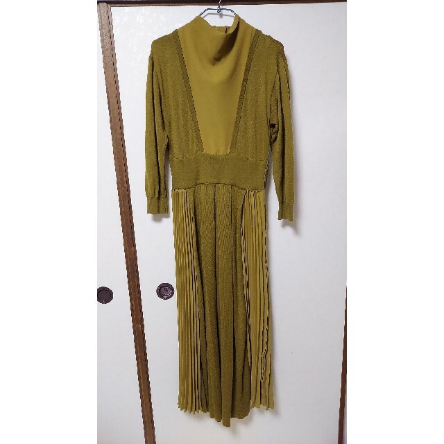 Ameri VINTAGE - アメリ SIDE PLEATS KNIT DRESSの通販 by nrbrk