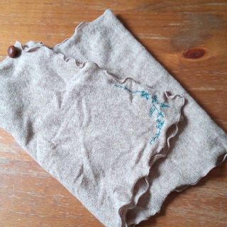 キャピタル(KAPITAL)のKAPITAL　青い鳥刺繍　ウール　スカーフ(バンダナ/スカーフ)