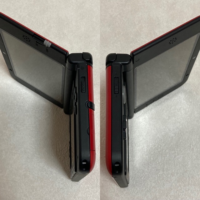 【美品】ニンテンドー3DS LL レッド×ブラック 本体【カバー、純正充電器付】 - 6