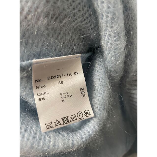 BORDERS at BALCONY(ボーダーズアットバルコニー)のボーダズアットバルコニーSPRING MOHAIR SHORT CARDIGAN レディースのトップス(カーディガン)の商品写真