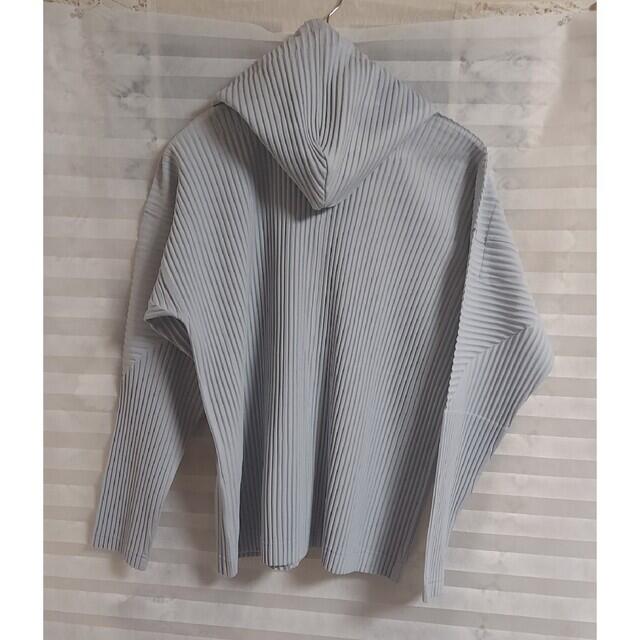 ISSEY MIYAKE(イッセイミヤケ)のISSEY MIYAKE  HOMME PLISSE Wファスナーパーカ メンズのトップス(パーカー)の商品写真