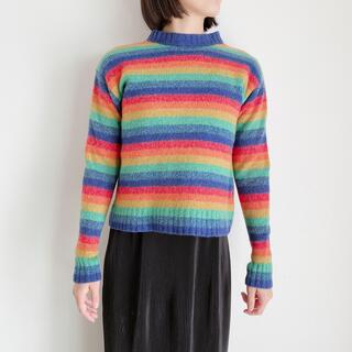 アクネストゥディオズ(Acne Studios)のAcne Studios rainbow knit レインボー ニットセーター(ニット/セーター)