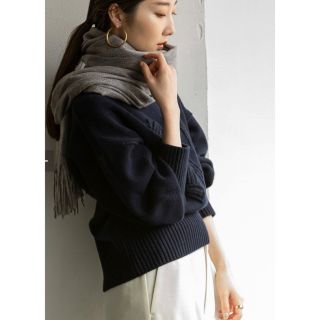 Noble - 【新品】NOBLE ORIGINALカシミヤストール グレーの通販 by