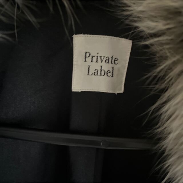 PRIVATE LABEL(プライベートレーベル)のリアルファー　モヘヤコート　ジャケット レディースのジャケット/アウター(その他)の商品写真