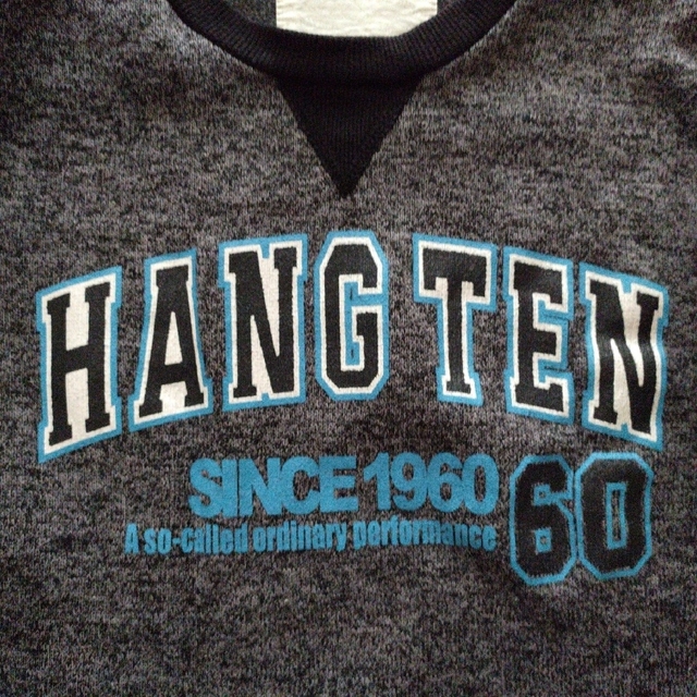 HANG TEN(ハンテン)のHANG TEN　重ね着風裏起毛トレーナー　150 キッズ/ベビー/マタニティのキッズ服男の子用(90cm~)(Tシャツ/カットソー)の商品写真