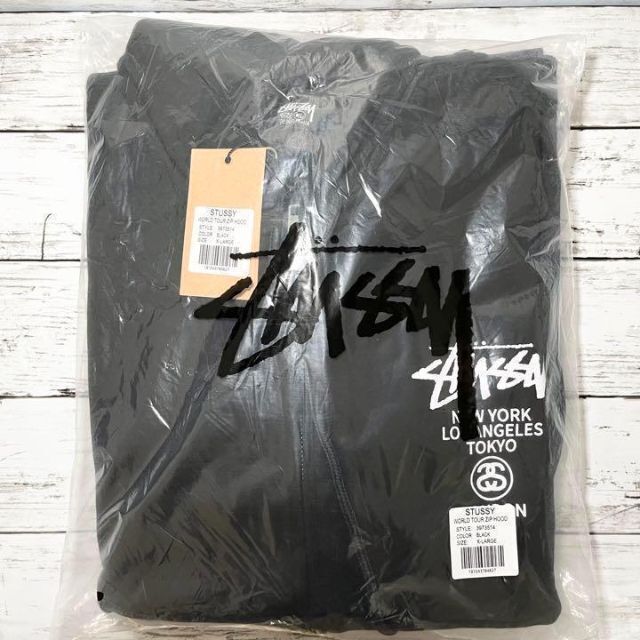 ✨新品✨stussy スウェット パーカー  ワールドツアー 男女兼用 M