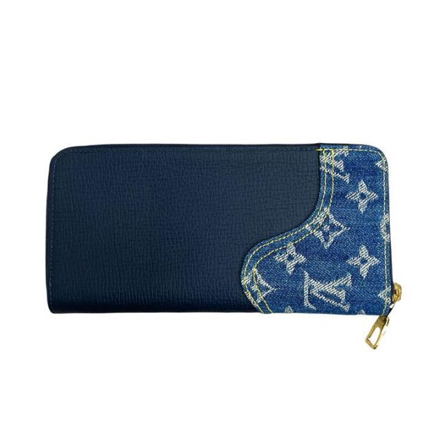 ネイビーシー Louis Vuitton x NIGO ジッピーウォレットJAPAN BLUE
