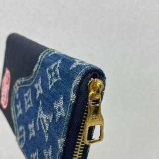ルイヴィトン NIGO ジッピーウォレット・ヴェルティカル デニム 長財布