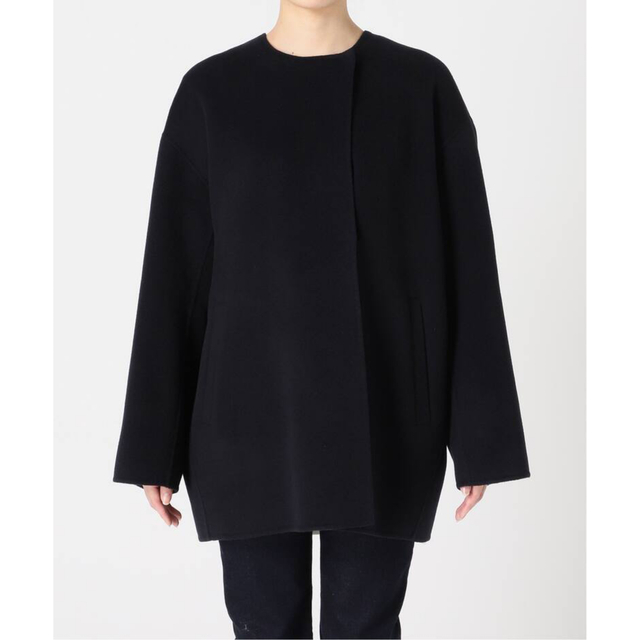 新品SLOBE IENA HAMILTONダブルフェイスウールショートコート