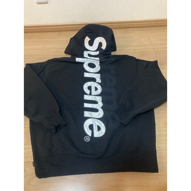 Supreme Satin Applique Hooded Sweatshirt