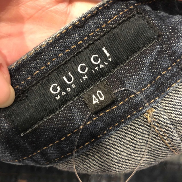 Gucci(グッチ)の正規品　GUCCI デニムスカート レディースのスカート(ひざ丈スカート)の商品写真