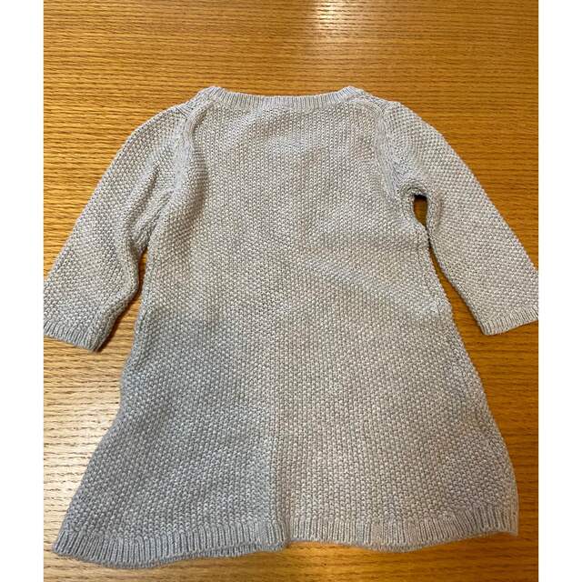 MUJI (無印良品)(ムジルシリョウヒン)の無印良品　ワンピース　90 女の子 キッズ/ベビー/マタニティのキッズ服女の子用(90cm~)(ワンピース)の商品写真