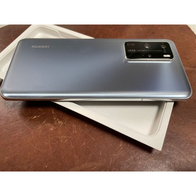 HUAWEI(ファーウェイ)のHUAWEI P40 Pro 5G 256GB シルバーフロスト SIMフリー スマホ/家電/カメラのスマートフォン/携帯電話(スマートフォン本体)の商品写真