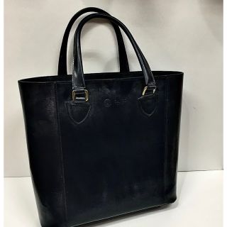 GANZO - Ganzo ガンゾ オーバルトート ブライドルレザー 黒の通販