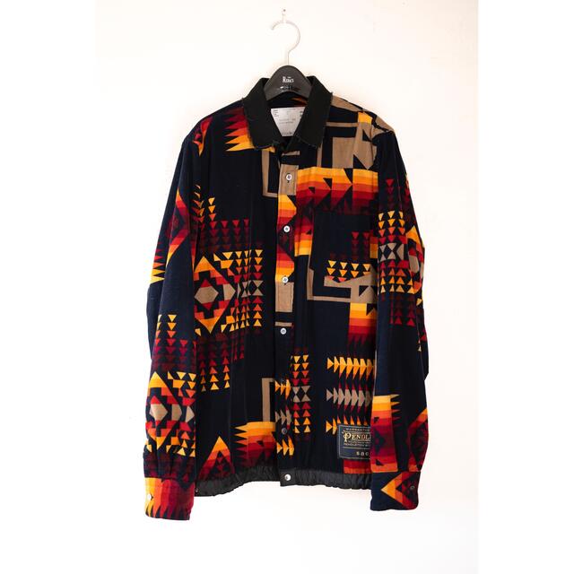 sacai × PENDLETON ドローコードシャツ　3