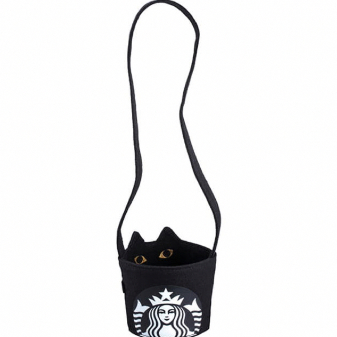 Starbucks Coffee - スターバックス :黒猫 ドリンクホルダー Starbucks Coffee - スターバックス :黒猫 ドリンクホルダー