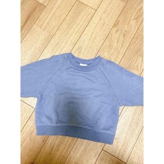 ザラキッズ(ZARA KIDS)のぷくぷく様専用　ZARA 青トレーナー80(トレーナー)