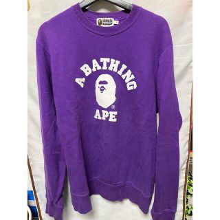 アベイシングエイプ(A BATHING APE)のBAPE クルーネックストレーナー(トレーナー/スウェット)