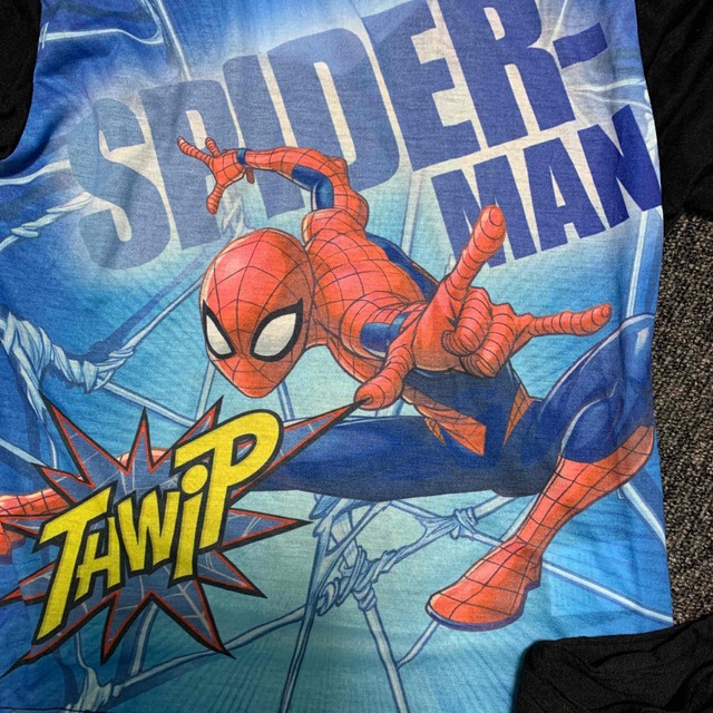 新品 スパイダーマン パジャマ 120 長袖 薄手 ブラックの通販 by ゆうこ's shop ｜ラクマ