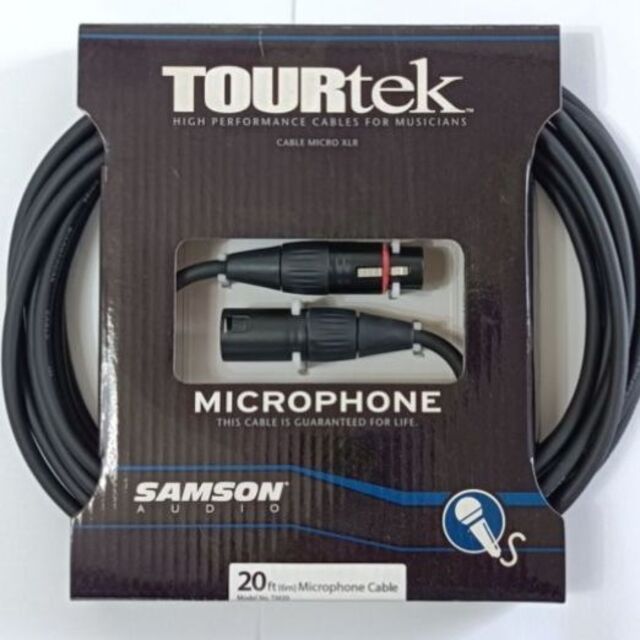 サムソン ツアーテック TM20 マイクケーブル6.0m XLR×XLR 楽器のレコーディング/PA機器(ケーブル)の商品写真