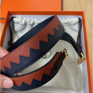 希少 HERMES  アメリ クシュベル ブルージーン ポシェット ミニポーチ