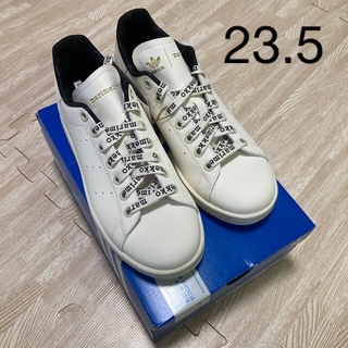 adidas - 新品☆アディダス マリメッコ スタンスミス ホワイト ブラック ロゴ 23.5