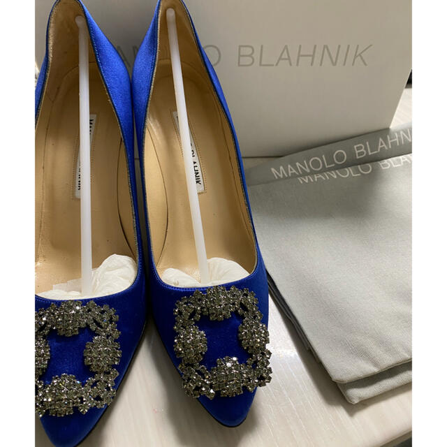 値下げ  MANOLO BLAHNIK HANGISHIパンプス