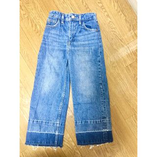 ザラ(ZARA)のほぼ新品　デニムパンツ　7 122(パンツ/スパッツ)