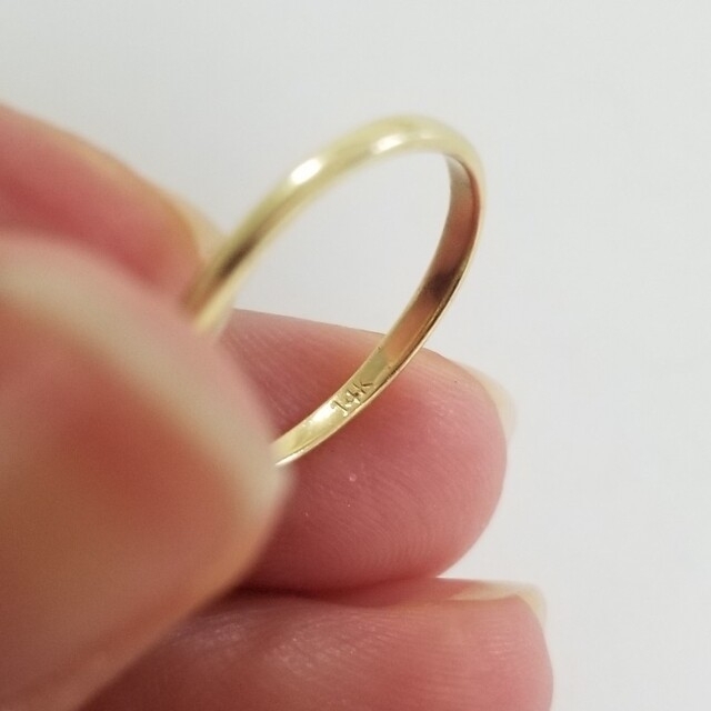 はなちゃん様専用です❣️　K14　ダイヤモンド　ルビ　指輪 ダイヤリング　14金 レディースのアクセサリー(リング(指輪))の商品写真