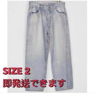 コモリ(COMOLI)のCOMOLI  コモリ　デニム 5Pパンツ size2 BLEACH ブリーチ(デニム/ジーンズ)