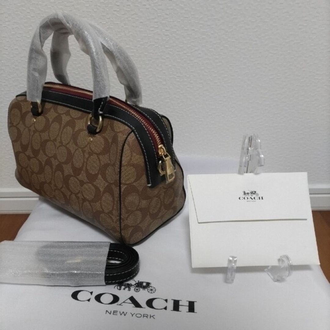 COACH コーチ ディズニー コラボ ボストンバッグ ローアンサンチェル 