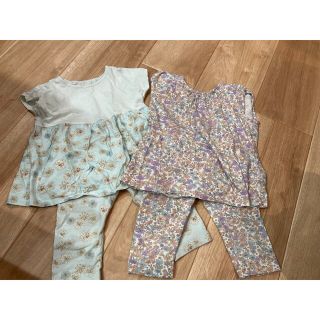 ユニクロ(UNIQLO)の【予約済】女児夏服2セット(Ｔシャツ)